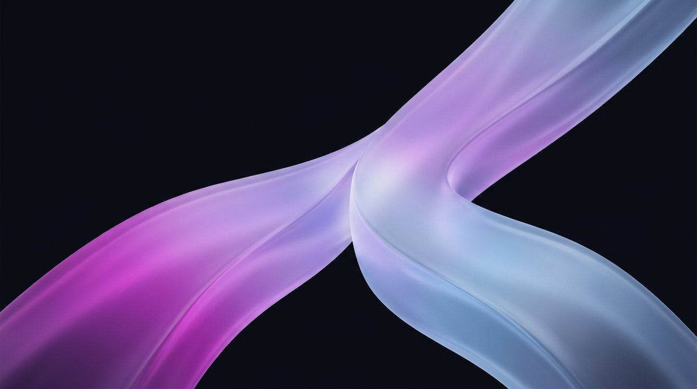 Two converging paths meeting at a single precise point